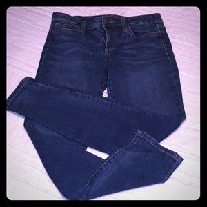 Joe’s skinny jeans. Stretchy denim